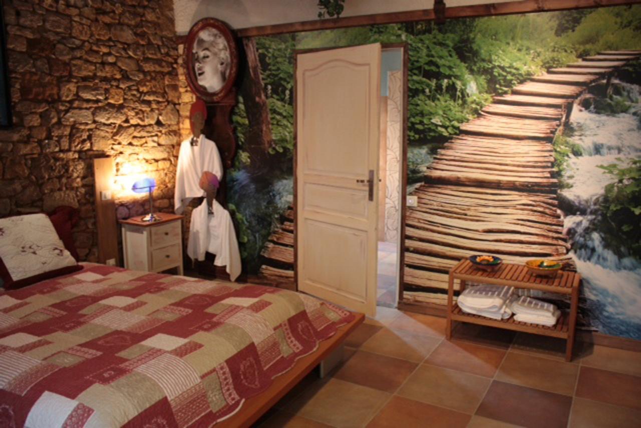 مبيت وإفطار Saint-Pompont Le Clos Mandalou الغرفة الصورة