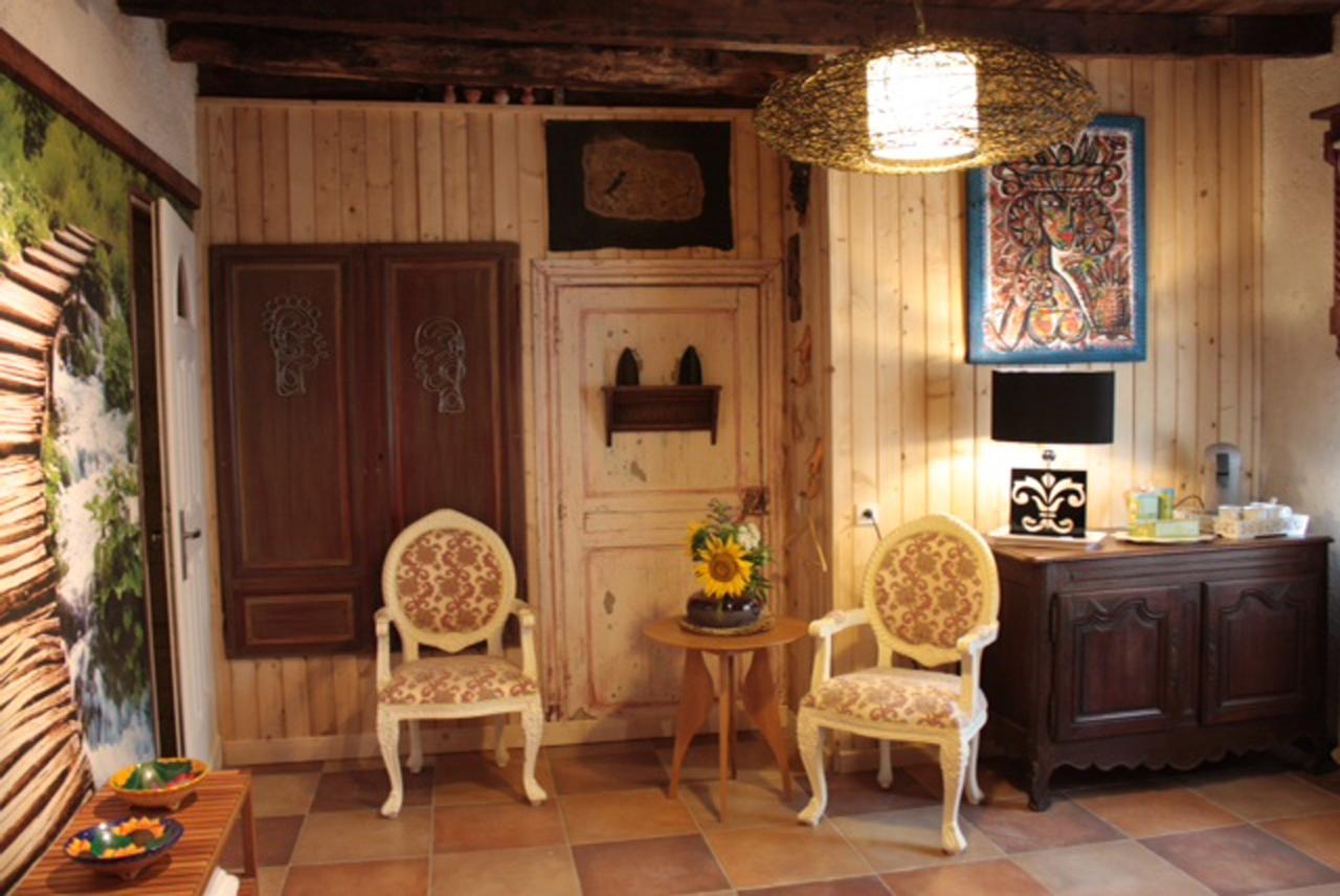 مبيت وإفطار Saint-Pompont Le Clos Mandalou الغرفة الصورة